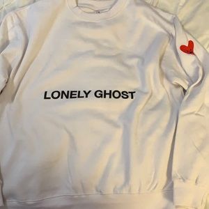 COPY - White Lonely Ghose Crewneck